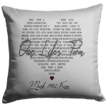 Personalized Poem Pillow