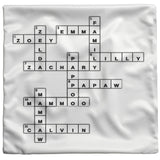 PILLOW WITH CROSSWORD