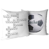 PILLOW WITH CROSSWORD