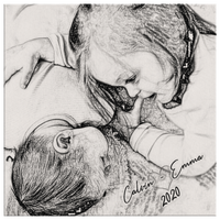 Personalize a sketched Photo Print