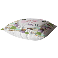 Personalize a Sister Quotes Pillow - Scannable